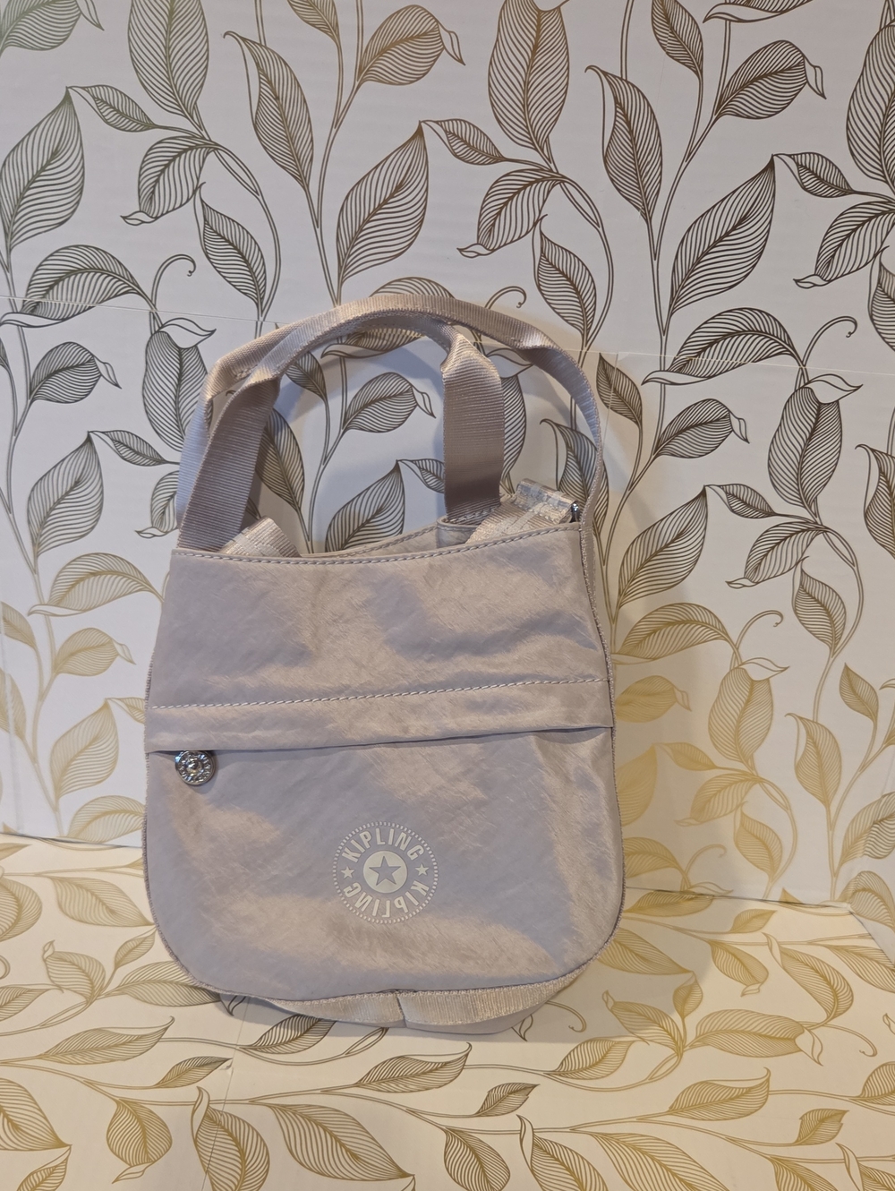 Kipling Bahar Mini Tote in Light Gray